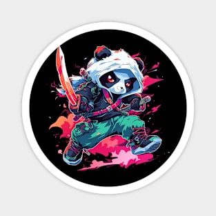 samurai panda Magnet